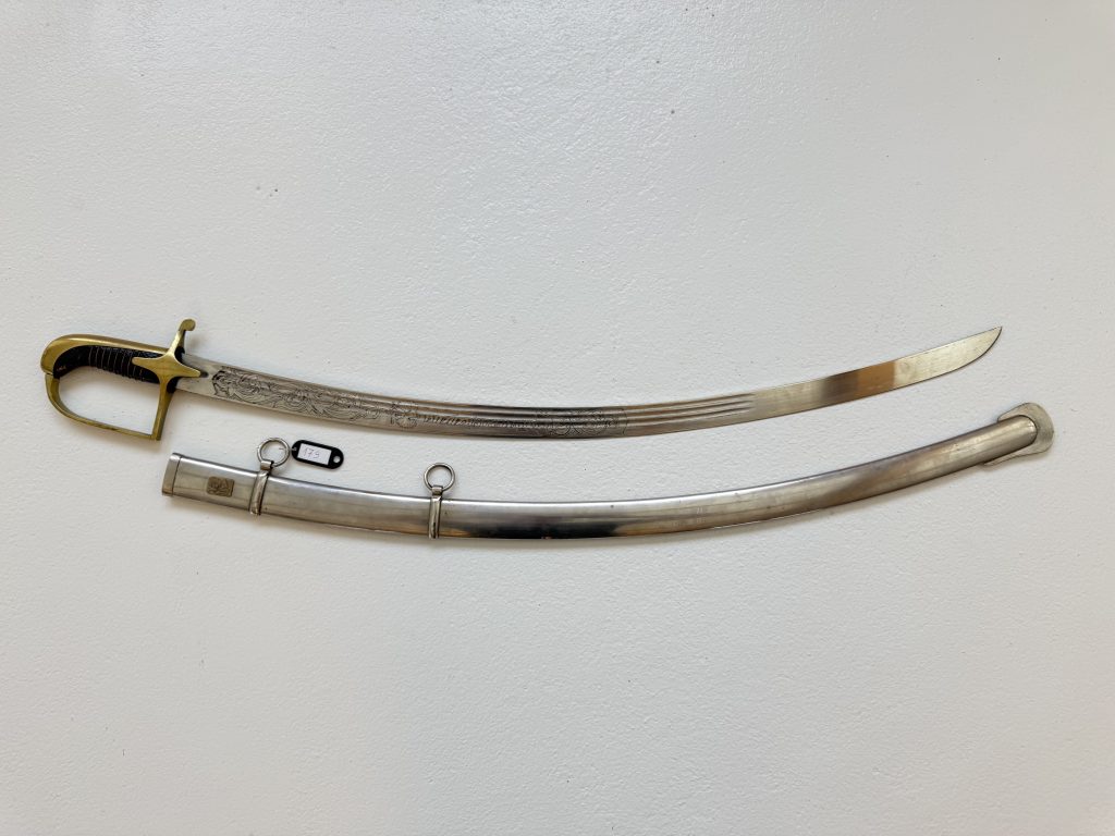 Szabla wz. 1921/22 oficerska kawaleryjska – numer 179