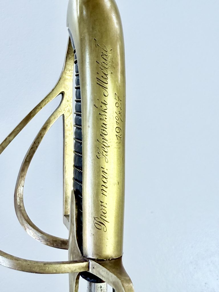 Szabla polska - Pałasz oficerski marynarki wojennej wz. 1927 - numer 157
