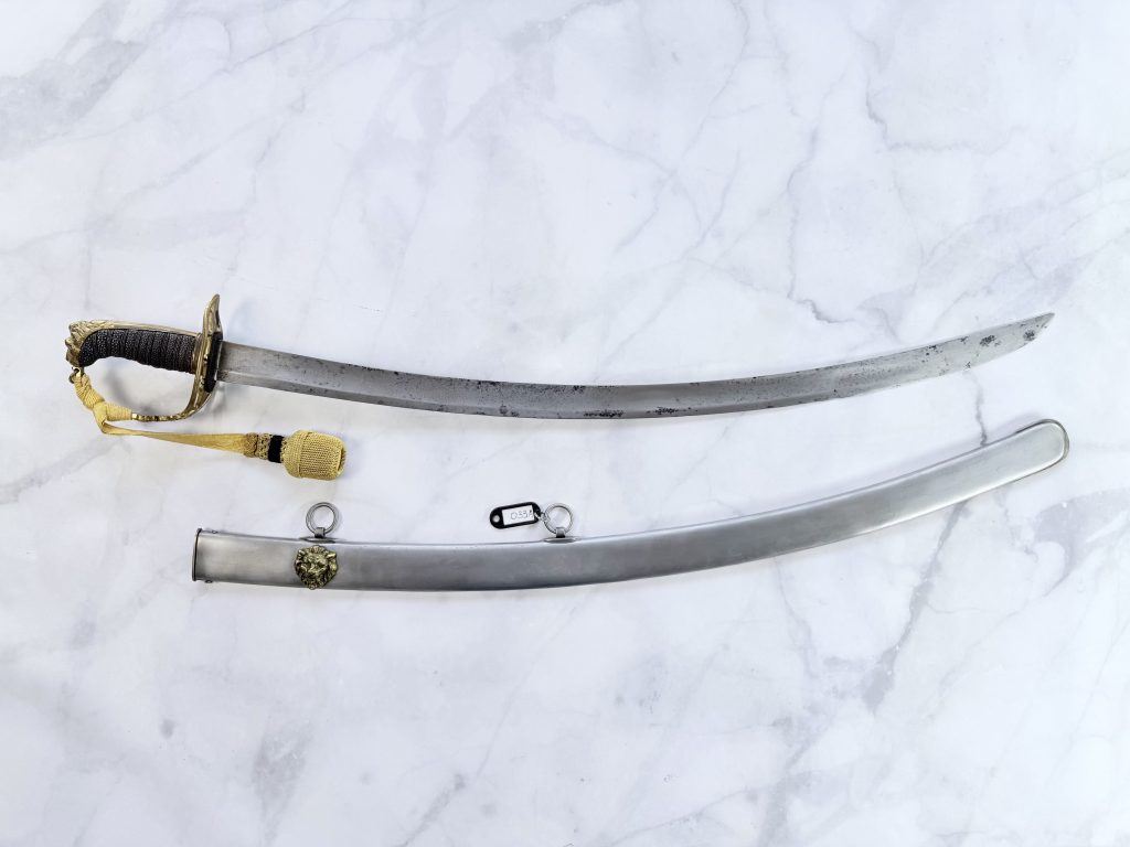 Szabla angielsko-pruska M1803 oficera piechoty - numer 033A
