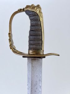 Szabla angielsko-pruska M1803 oficera piechoty - numer 033A