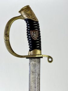 Szabla oficera piechoty M1913 - polonik - numer 123