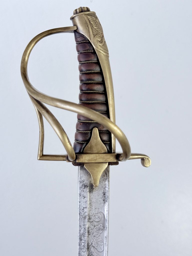 Szabla oficera piechoty Wojska Polskiego, wz. 1917, z unikalną głownią legionową 1914