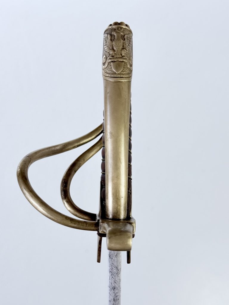 Szabla oficera piechoty Wojska Polskiego, wz. 1917, z unikalną głownią legionową 1914
