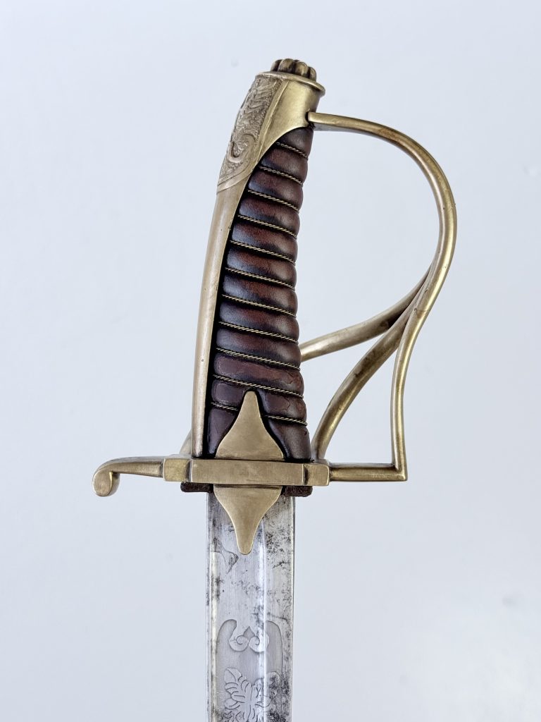 Szabla oficera piechoty Wojska Polskiego, wz. 1917, z unikalną głownią legionową 1914
