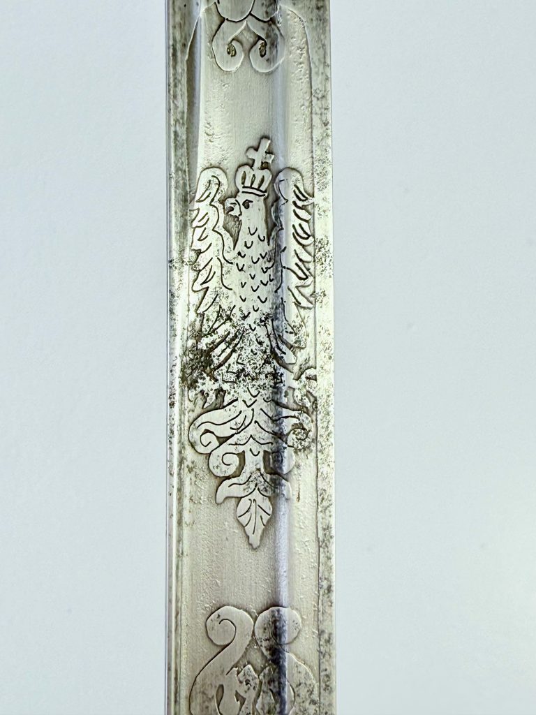 Szabla oficera piechoty Wojska Polskiego, wz. 1917, z unikalną głownią legionową 1914