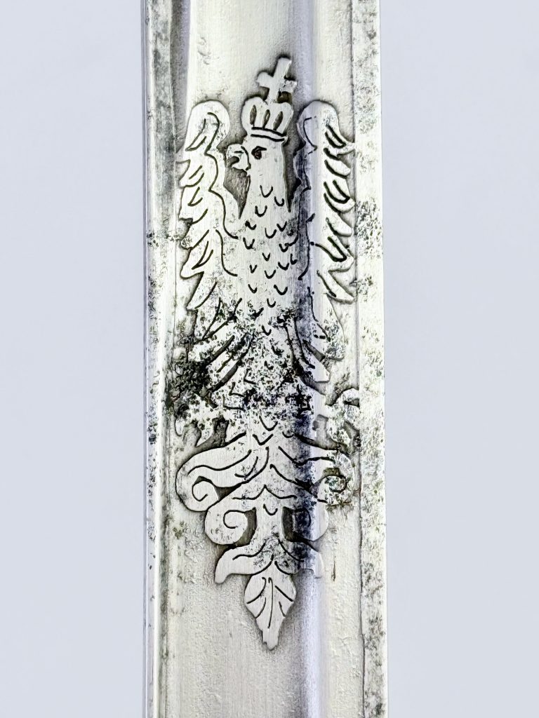 Szabla oficera piechoty Wojska Polskiego, wz. 1917, z unikalną głownią legionową 1914