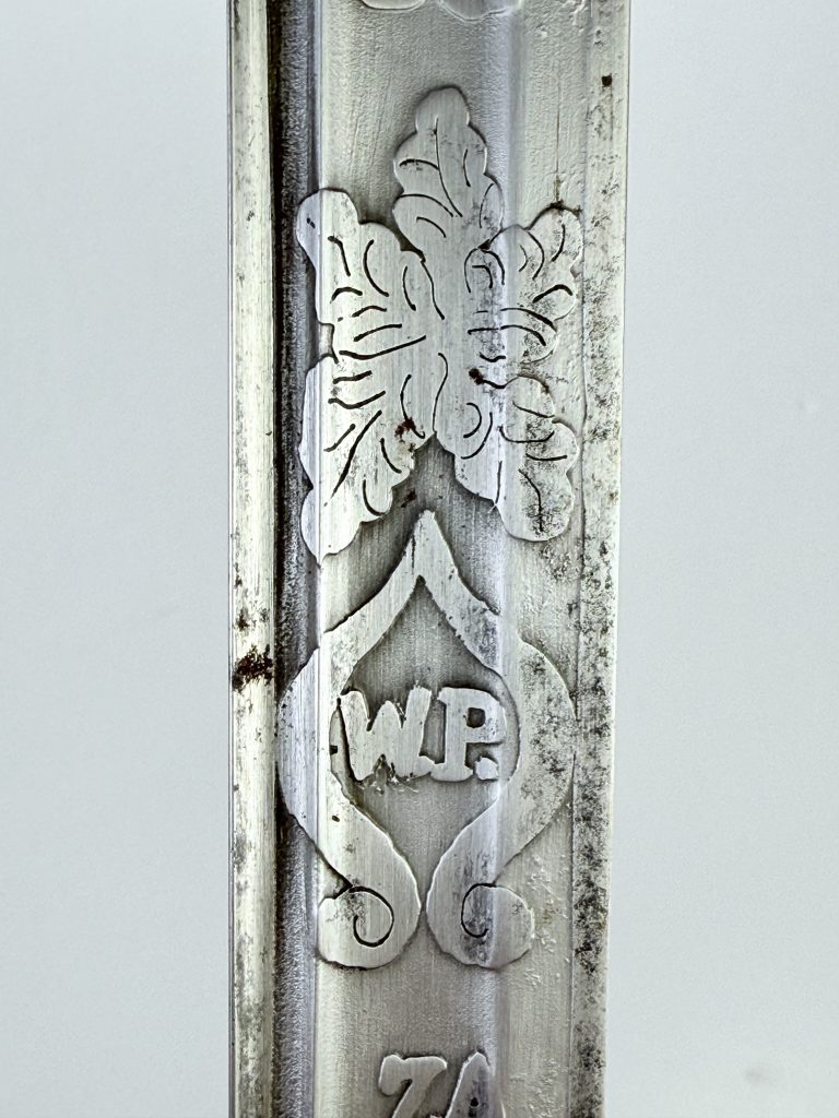 Szabla oficera piechoty Wojska Polskiego, wz. 1917, z unikalną głownią legionową 1914