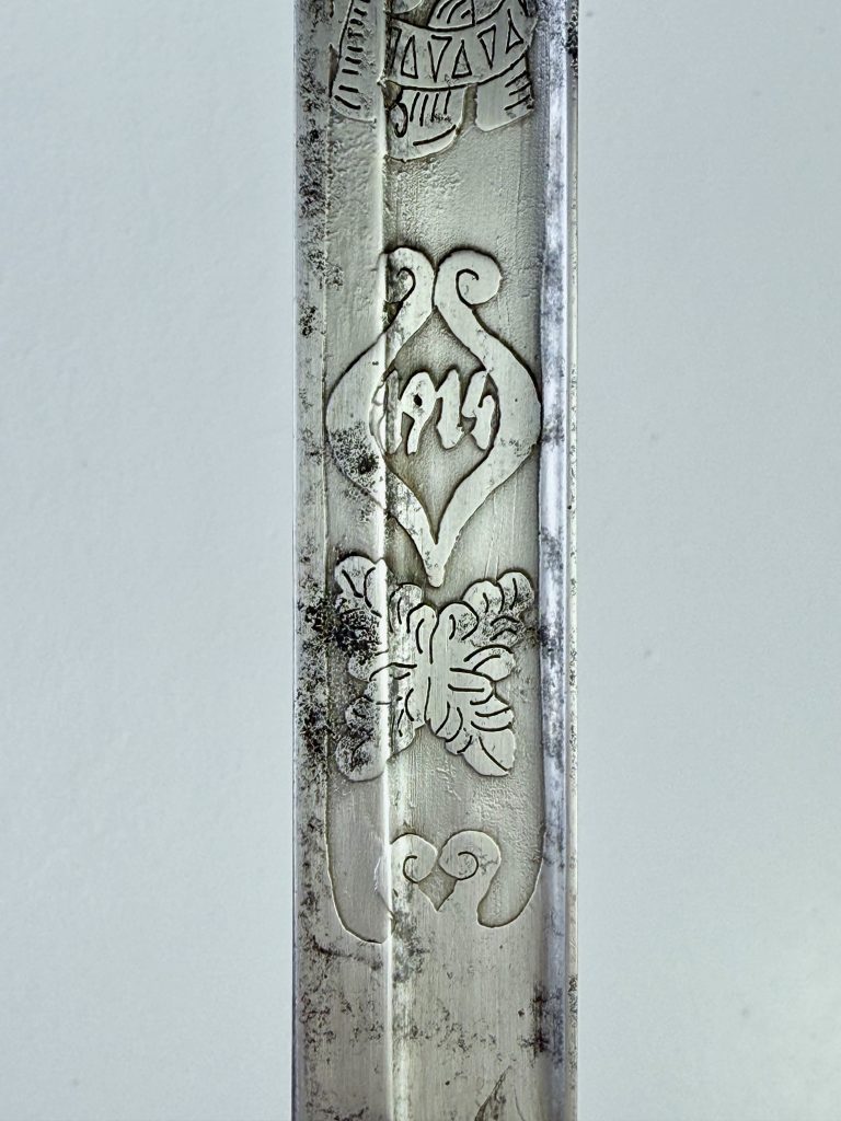 Szabla oficera piechoty Wojska Polskiego, wz. 1917, z unikalną głownią legionową 1914