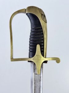 Szabla oficera wz. 1921 - imienna - Antoni Lipski - głownia francuska - numer 008