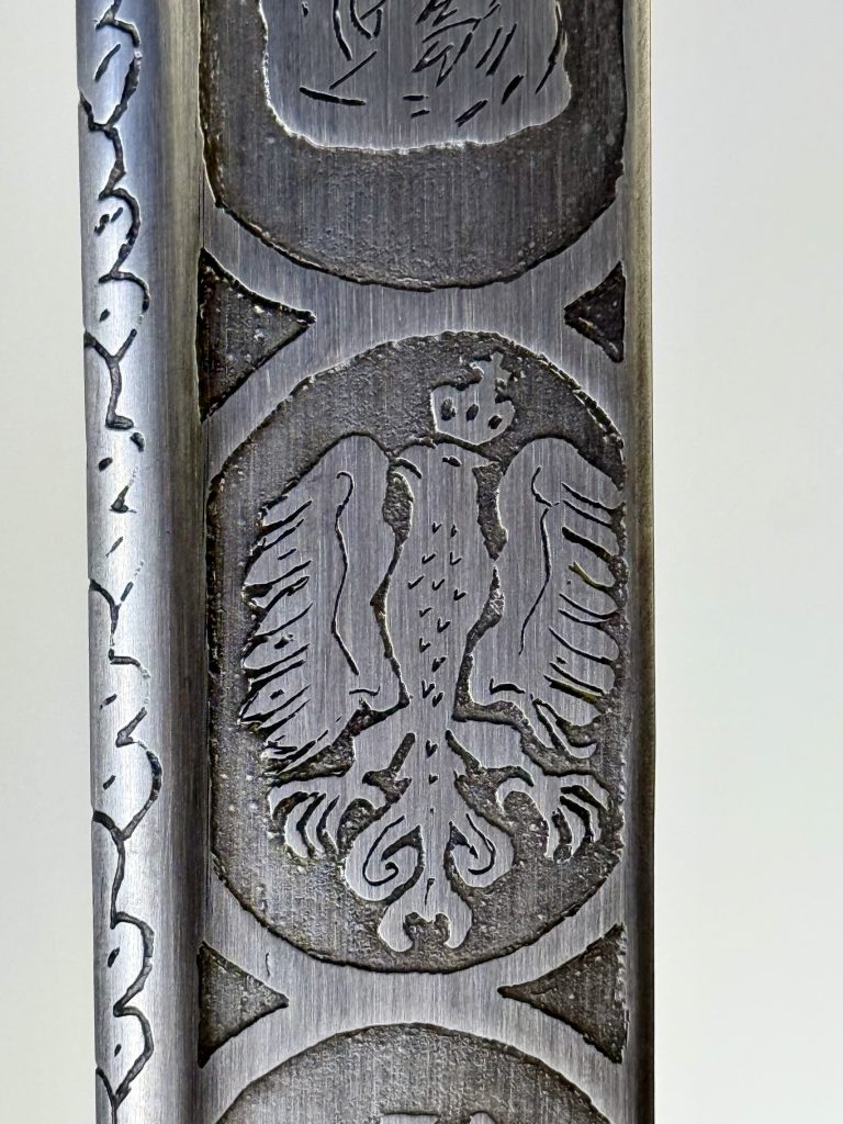 Szabla oficera piechoty wz. 1917 - głownia Austria - oprawa Lwów - numer 108
