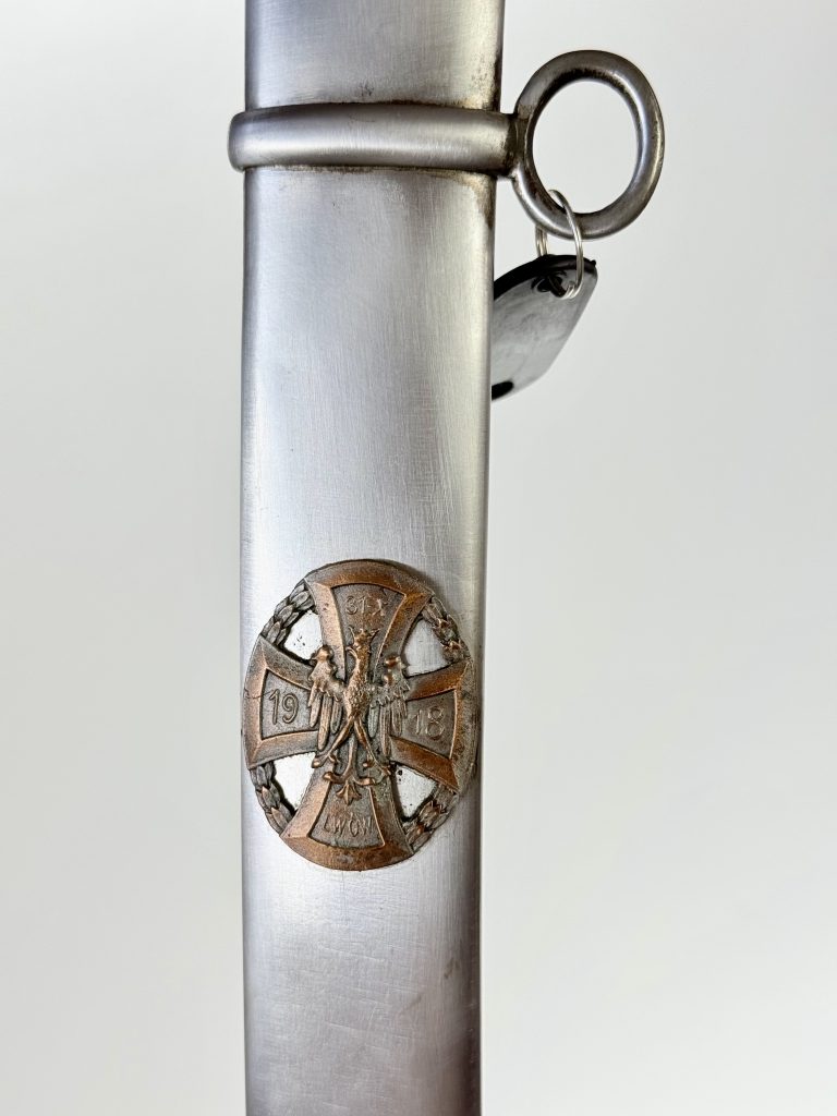 Szabla oficera piechoty wz. 1917 - głownia Austria - oprawa Lwów - numer 108