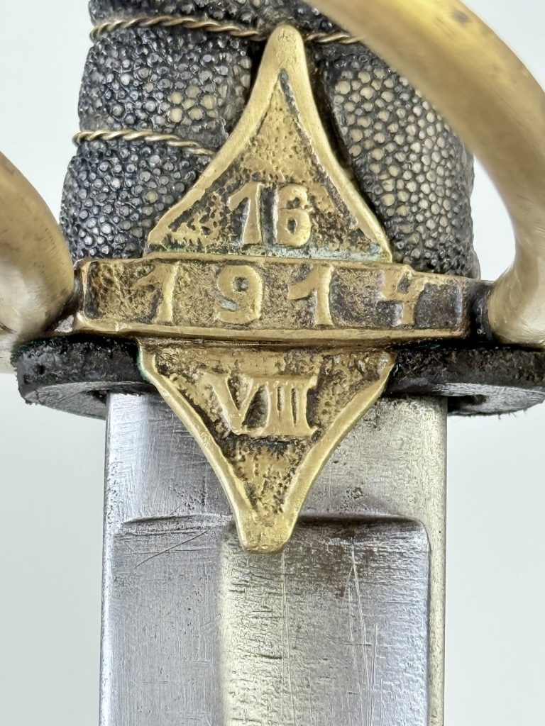 Szabla oficera piechoty wz. 1917 - głownia Austria MANN - numer 173