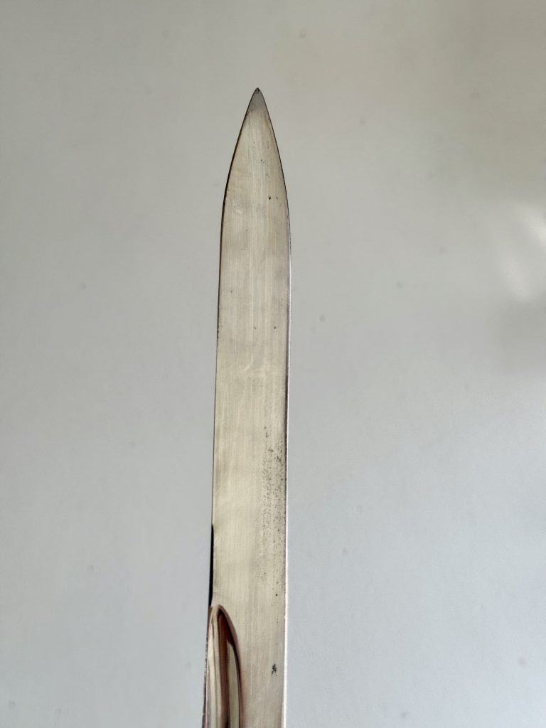 Szabla podoficera kawalerii wz. 1921/22 - niklowany jelec i głownia - numer 125