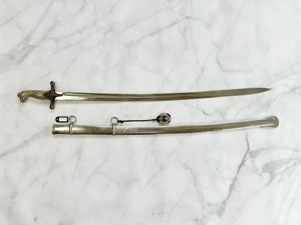 Szabla wz. 1921 – oprawa orla - szabla honorowa - numer 195
