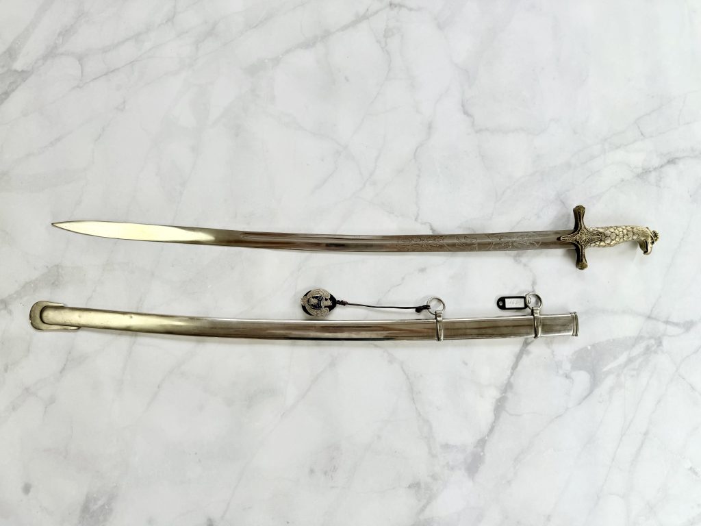 Szabla wz. 1921 – oprawa orla - szabla honorowa - numer 195