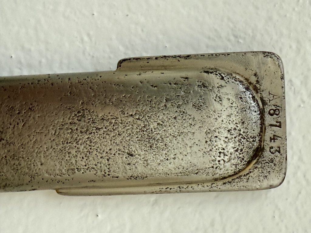 Szabla polska wz. 1934 Ludwikówka – numer A8873