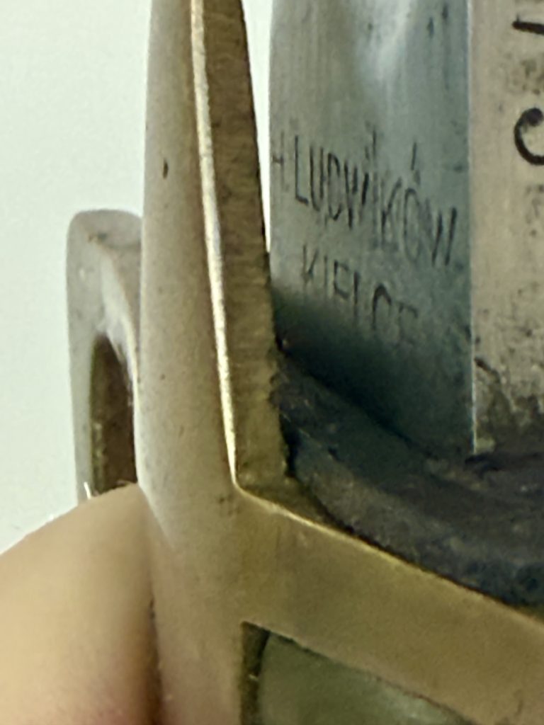 Szabla polska wz. 1934 Ludwikówka – numer A8873