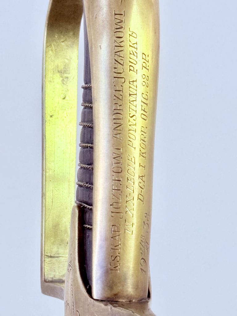 Szabla wz. 1921 - jubileuszowa - numer 168